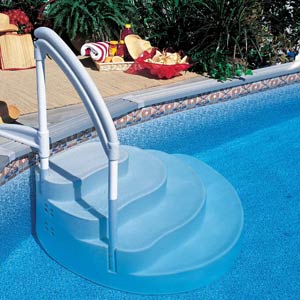 Removable pool steps for all pool types