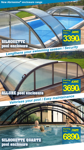 Abrissime range of pool enclosures